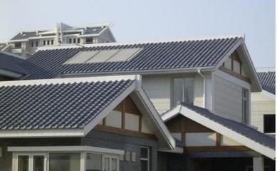 屋顶仿古金属瓦具有其它材料无法比拟的优点